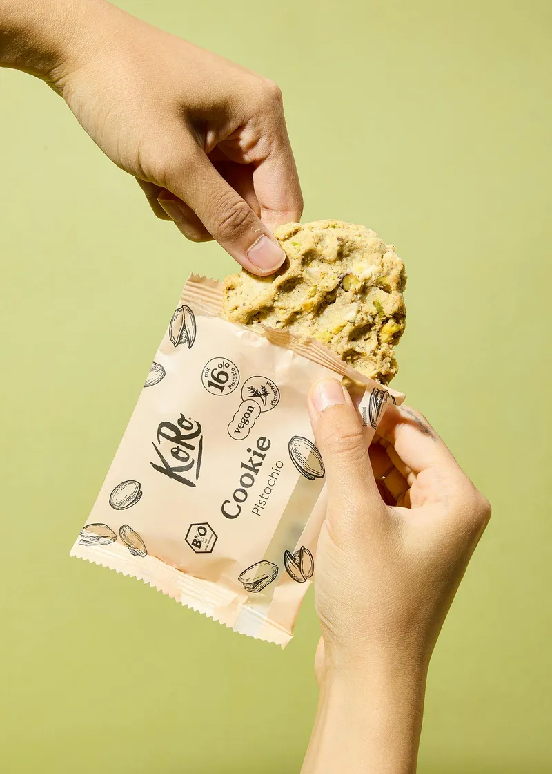 KoRo Bio Cookie mit 16 % Pistazie 50 g – Produktbild 3 von 5