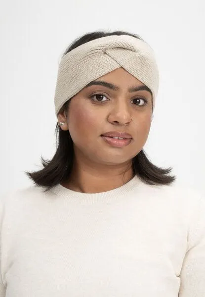 MELA Stirnband MEENA | von MELA | Fairtrade & GOTS zertifiziert, Kiesel melange, – Produktbild 1 von 4
