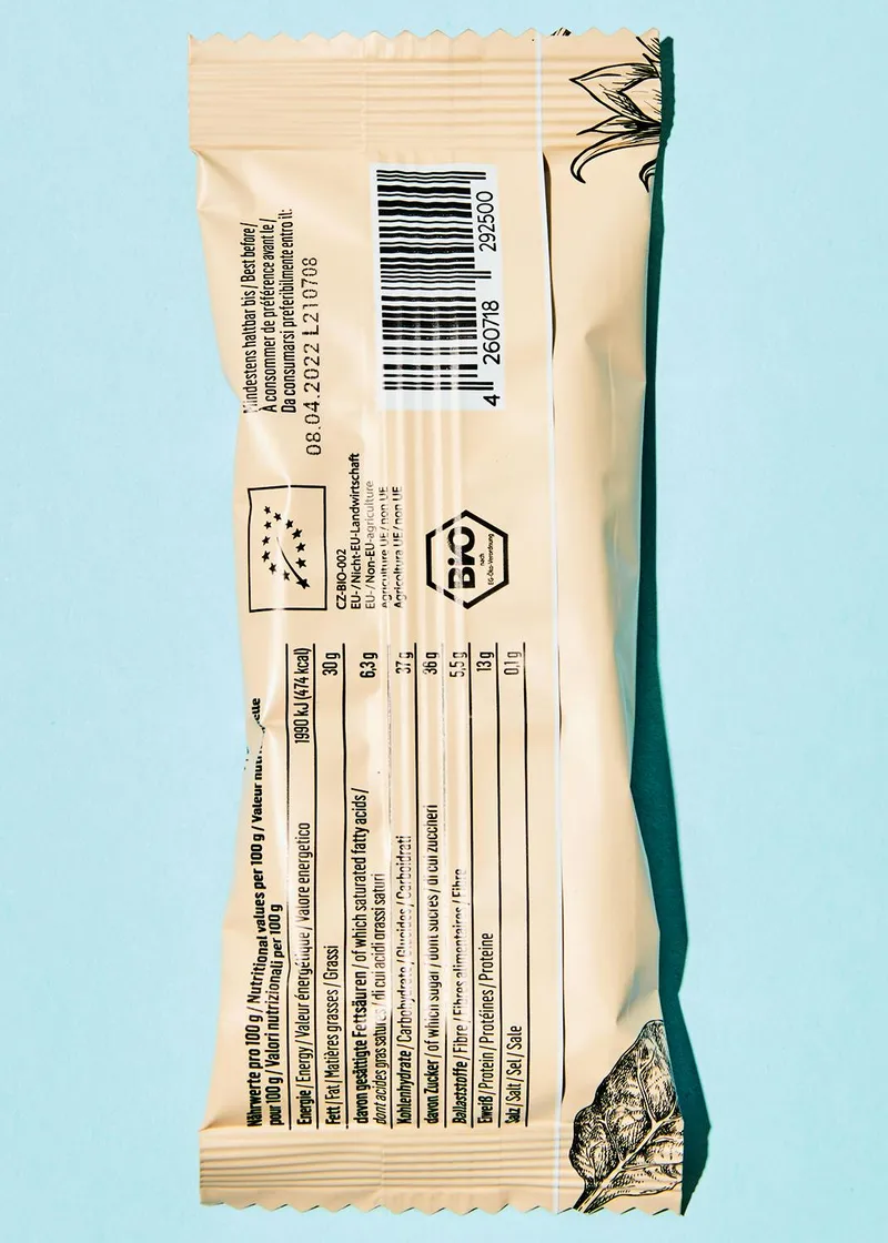 KoRo Bio Raw Bar Pineapple-Spinach 45 g – Produktbild 3 von 4