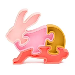 PETIKIDS PETIKIDS Montessori-Lernspielzeug – 3D-Puzzle „Hase“ aus Silikon – Produktbild 1 von 1
