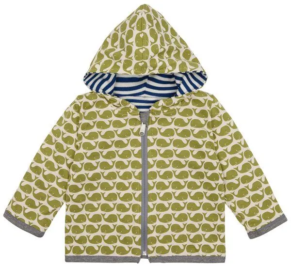 loud + proud loud + proud Babys & Kinder Wendejacke, GOTS-zertifiziert, Ultramarine (blau), – Produktbild 2 von 3
