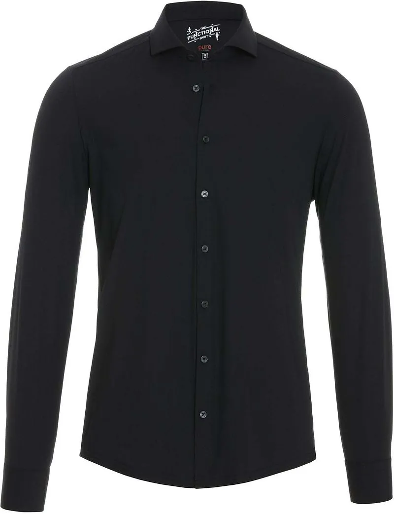 Pure Pure H.Tico The Functional Shirt Schwarz - Größe 38 (S), Schwarz, – Produktbild 2 von 3