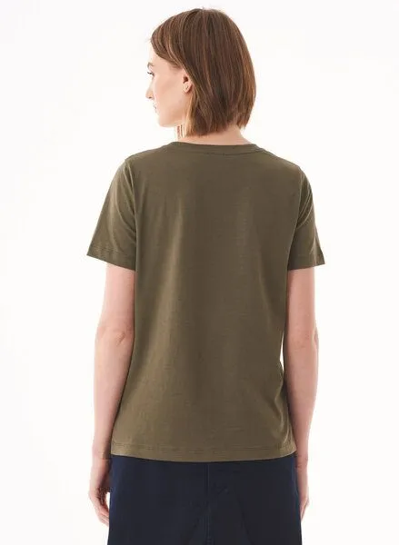 ORGANICATION ORGANICATION T-Shirt aus Bio-Baumwolle, Grün(military olive), – Produktbild 3 von 3