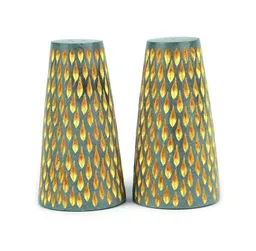 El Puente El Puente Salz- und Pfefferstreuer "Goldglanz", 2er-Set | Fair Trade & Handmade aus Indien – Produktbild 1 von 1