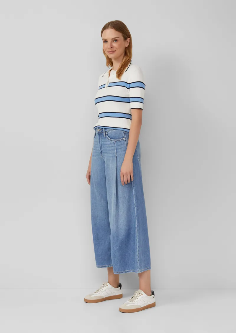 s.Oliver s.Oliver Weiche Jeans / Relaxed Fit / High Rise / Extra Wide Leg, Blau, – Produktbild 2 von 4