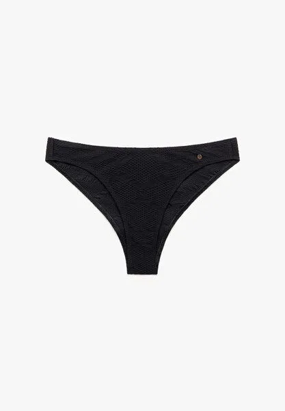 Lovjoi Lovjoi Bikini Slip AZORELLA aus innovativem Bio-based Material, Black structure (schwarz), – Produktbild 1 von 4
