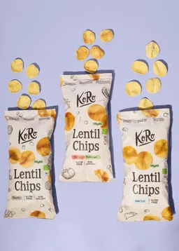 KoRo Bio Linsenchips Trio | 3 x 100 g – Produktbild 1 von 1