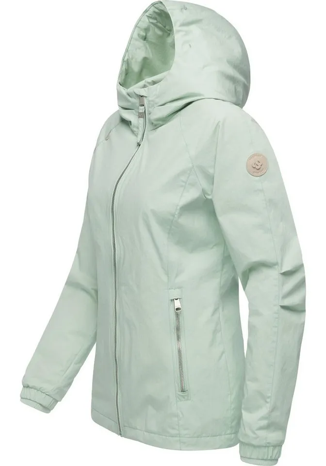 ragwear ragwear Funktionsjacke Dizzea Wasserdichte und atmungsaktive Übergangsjacke, Grün, – Produktbild 3 von 5