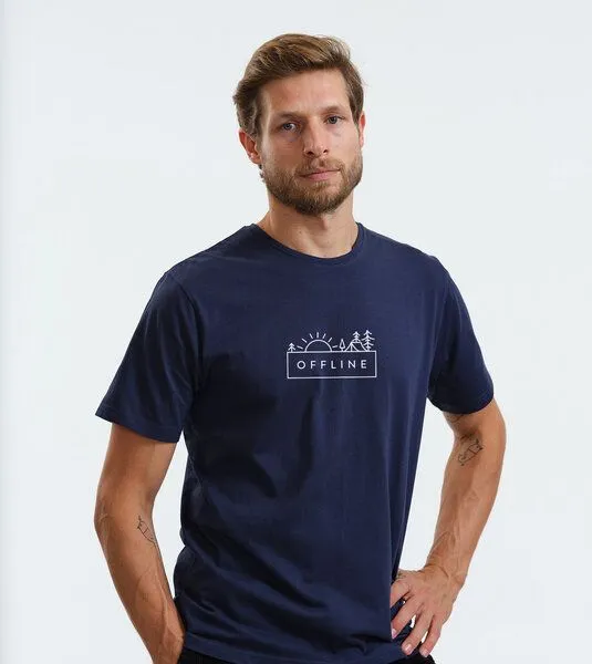 Gary Mash GARY MASH Shirt Offline aus Biobaumwolle, Dunkelblau, – Produktbild 4 von 4