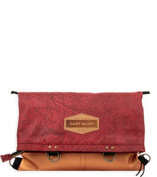 Gary Mash GARY MASH RACHEL Allrounder-Tasche, Glam Edition, Rot-gold, – Produktbild 3 von 4