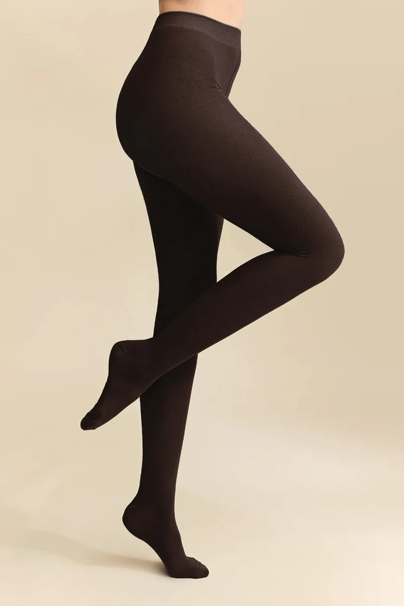 Tranquillo Tranquillo Strumpfhose Eriin, Bitter chocolate, – Produktbild 2 von 5