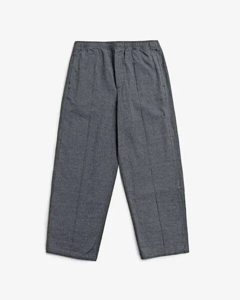 Rotholz Rotholz - Hose Pleated Wide Organic Cotton, Schwarz (spotted black), – Produktbild 1 von 4