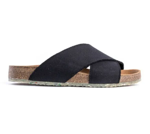 Zouri Zouri Vegane Sandalen SUN, Schwarz, – Produktbild 2 von 4