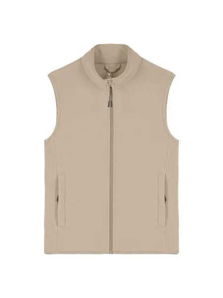 YTWOO YTWOO Damen ärmellose Fleecejacke enganliegend aus 100% recyceltem Polyester, Wüstensand, – Produktbild 3 von 4
