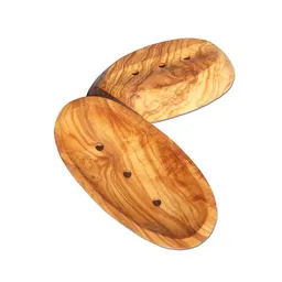 Olivenholz erleben Olivenholz erleben Seifenschale oval groß (L16) mit Rille aus Olivenholz – Produktbild 1 von 1