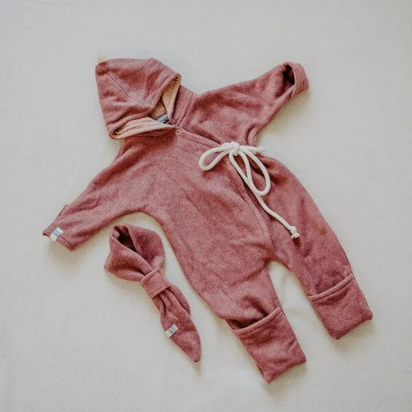 FINO & Stitch FINO & Stitch DIY Nähset Jumper Baby Bio-Baumwollfleece - zugeschnitten, Rosa, – Produktbild 4 von 4