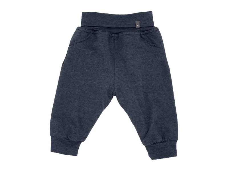 Maximo Baby Pumphose Bio-Baumwolle navy-braun Gr. 74/80, Blau, braun, – Produktbild 1 von 1