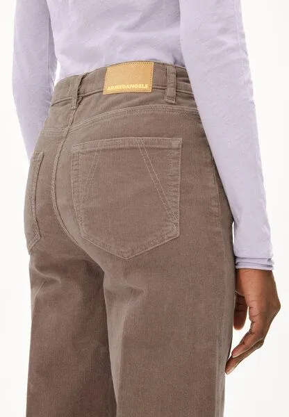ARMEDANGELS ARMEDANGELS MURLIAA CORDUROY Damen Cordhose aus Bio-Baumwoll Mix, Walnut cream, – Produktbild 2 von 3