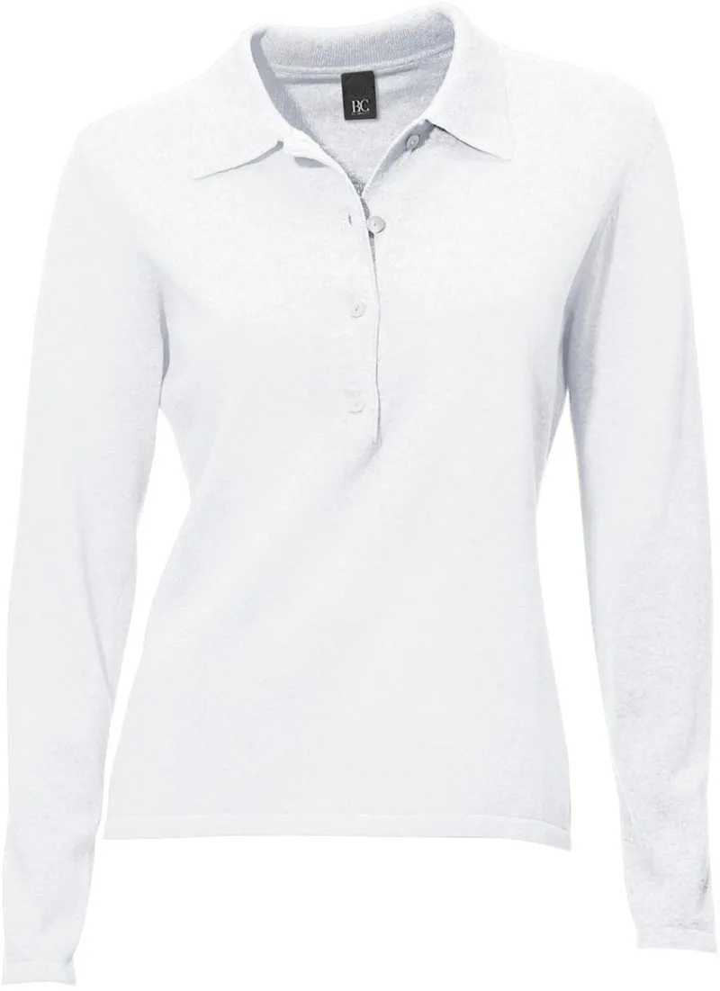 heine Polopullover weiß, Weiß, – Produktbild 2 von 2