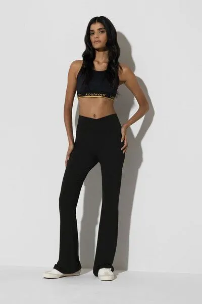 Soulwear Soulwear Yogahose / Schlaghose Breathable, Schwarz, – Produktbild 4 von 4