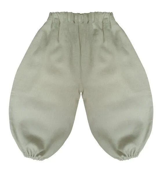 SCHAZAD Leinenhose für Kinder von SCHAZAD, Made in Germany, Oliv, – Produktbild 1 von 1