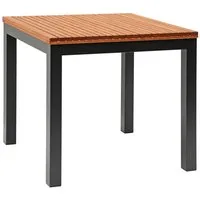 Rondo Gartentisch "Berrissimo" 80 x 80 cm, FSC, Robinie, Alu schwarz – Produktbild 1 von 1