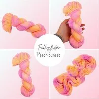 Sternchenwolke Sternchenwolke High Twist Merinowolle "Peach Sunset" – Produktbild 1 von 1