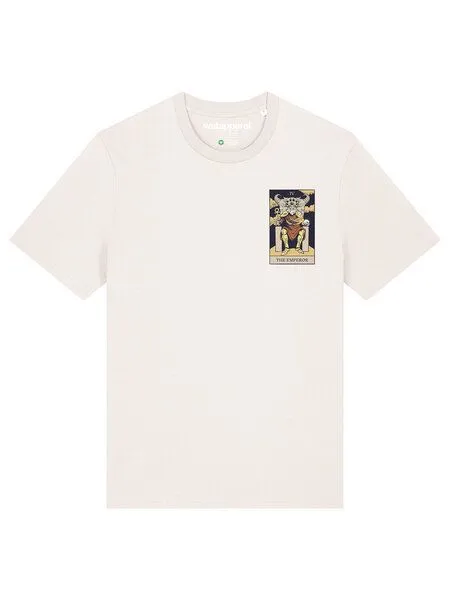 watapparel watapparel T-Shirt Unisex Tarot The Emperor, Off white, – Produktbild 2 von 4