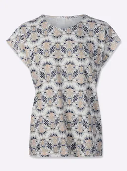 Witt Print-Shirt ecru-mauve-bedruckt – Produktbild 1 von 1