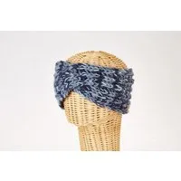short'n'pietz short'n'pietz Schurwollstirnband meliert, handgestrickt, Blau, – Produktbild 1 von 1