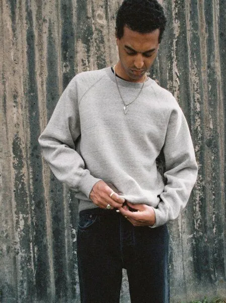 Nudie Jeans Nudie Jeans Sweatshirt Palle, Grau (grey melange), – Produktbild 2 von 4