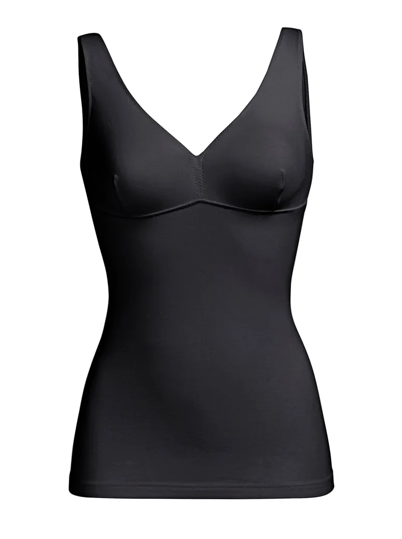 wäschepur BH-Hemd schwarz, Schwarz, – Produktbild 1 von 2