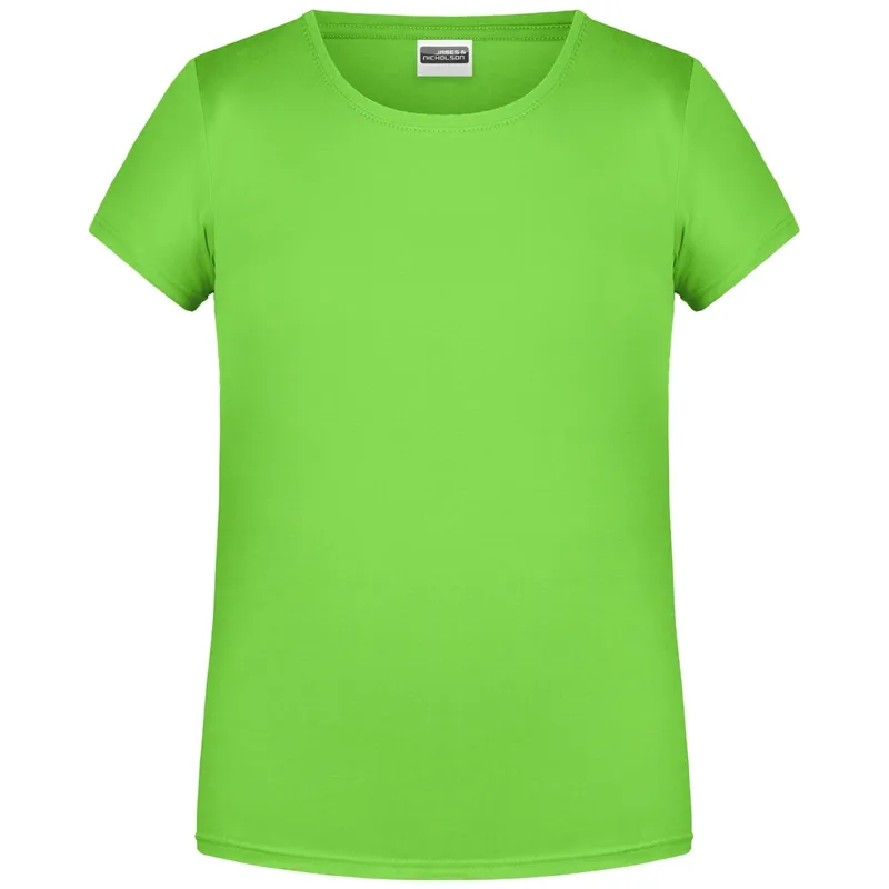 James & Nicholson James & Nicholson T-Shirt für Mädchen in klassischer Form 8007G Gr. M-122/128 lime-green – Produktbild 1 von 1