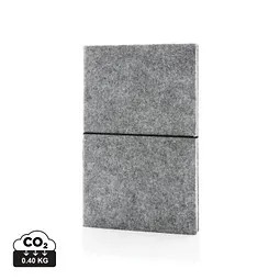 XD Collection XD Collection A5-Softcover-Notizbuch aus zertifiert recyceltem Filz – Produktbild 1 von 1