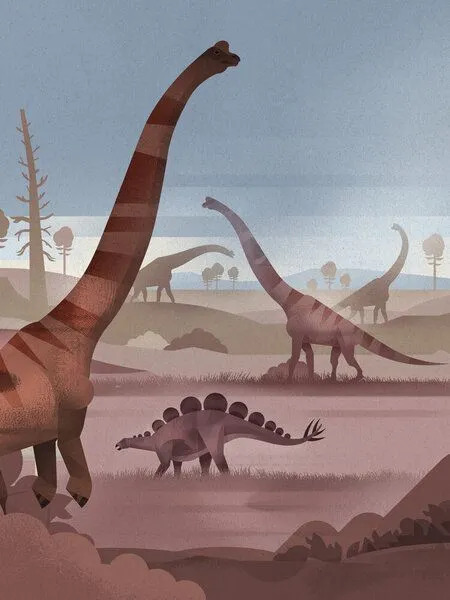Photocircle Photocircle Poster / Leinwandbild - Dinosaurier-Tal – Produktbild 1 von 4