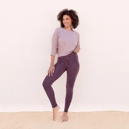 Jaya Jaya LEGGINGS SUMATRA - Hohe Taillen Leggings, Yoga & Freizeit aus Biobaumwolle – Produktbild 1 von 1