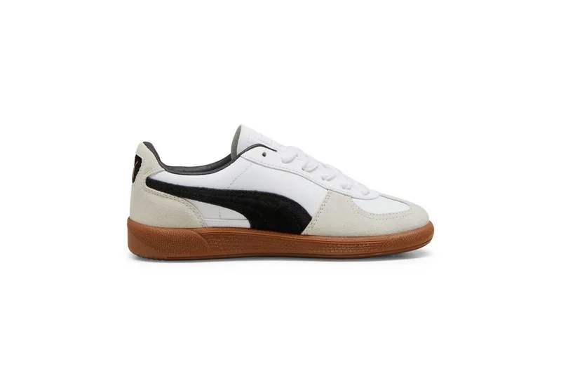 Puma Puma PALERMO LTH JR Sneaker (für Jugendliche) mit leicht profilierter Gummisohle, mit Schnürung, sportlicher Stil, Weiß, – Produktbild 3 von 5