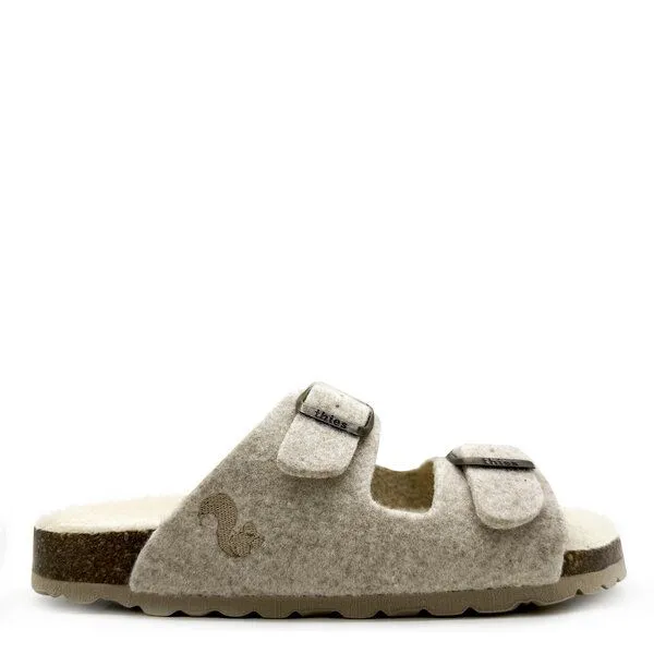 thies Recycled Wool Sandale "thies ®" aus recycelter Wolle, Crudo (beige), – Produktbild 1 von 4