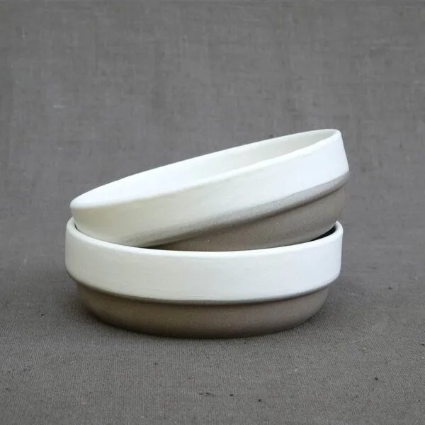 Izanami Tableware Izanami Tableware Handgemachter MÜSLI SCHALE SET 4er Set (⌀ 14 cm) aus Steinzeug - Lietzensee, Weiss, – Produktbild 1 von 1