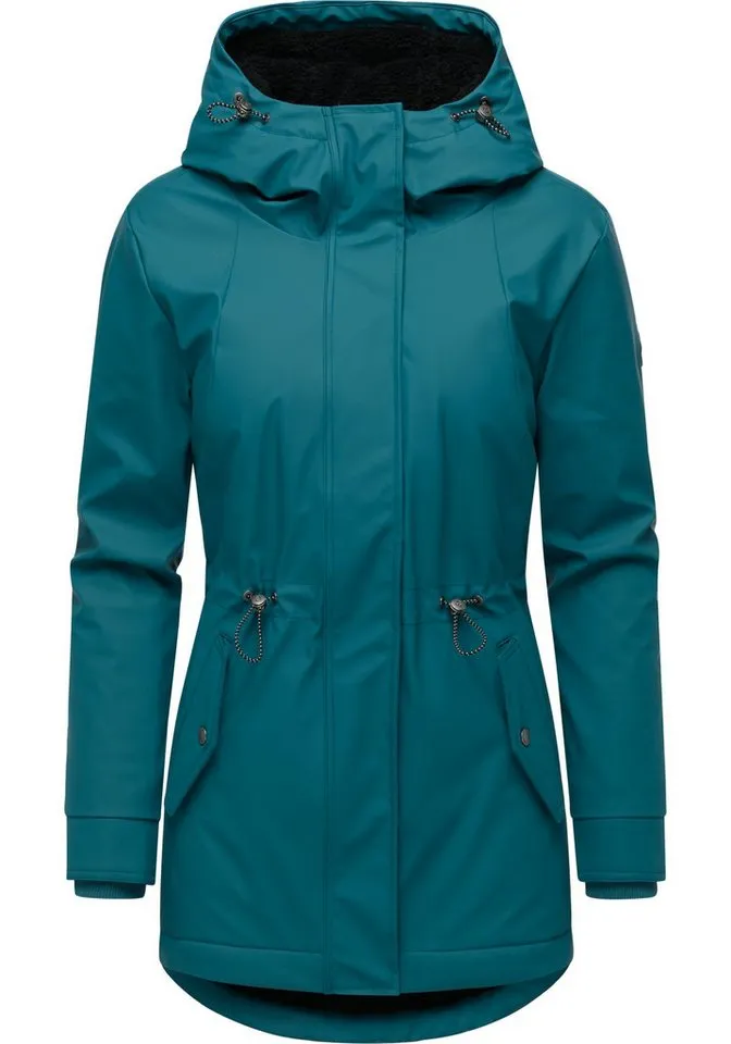 ragwear ragwear Funktionsjacke Monadis Rainy Warm Gefütterte Winterjacke mit Kapuze, Grün, – Produktbild 2 von 3
