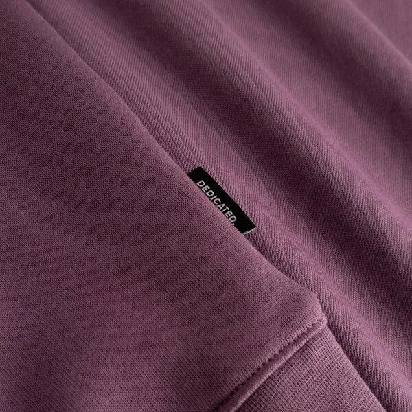 Dedicated DEDICATED Herren Sweatshirt Malmoe Berry Purple, Lila, – Produktbild 4 von 4