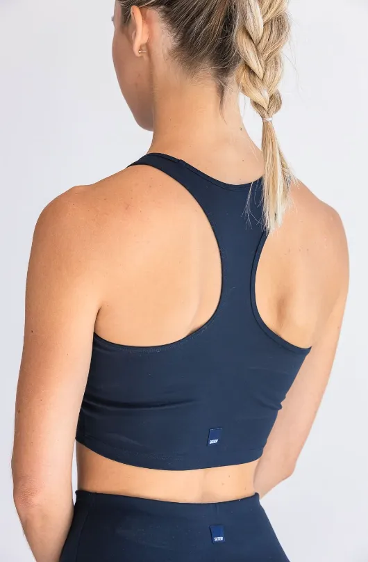 SEAAV SEAAV Damen vegan Bh V-Ausschnitt Mitternachtsblau, Extra dunkelblau, – Produktbild 1 von 2