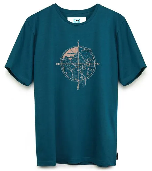 Gary Mash GARY MASH Shirt Alfresco aus Biobaumwolle, Petrol, – Produktbild 1 von 4