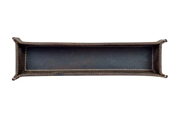 Alpenleder Alpenleder Stifteschale ZENTA, Old havanna, – Produktbild 2 von 4
