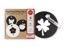 Hanniline Kontrastkarten ab dem 1. Lebensmonat 20 Motive Maße 15 x 15 x 2 cm – Produktbild 1 von 1