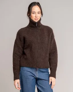JOHNNYLOVE JOHNNYLOVE Mohair Cardigan mit Reißverschluss Modell: Susy – Produktbild 1 von 1