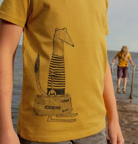 Cmig Cmig Reisewiesel T-Shirt, Ochre, – Produktbild 3 von 4
