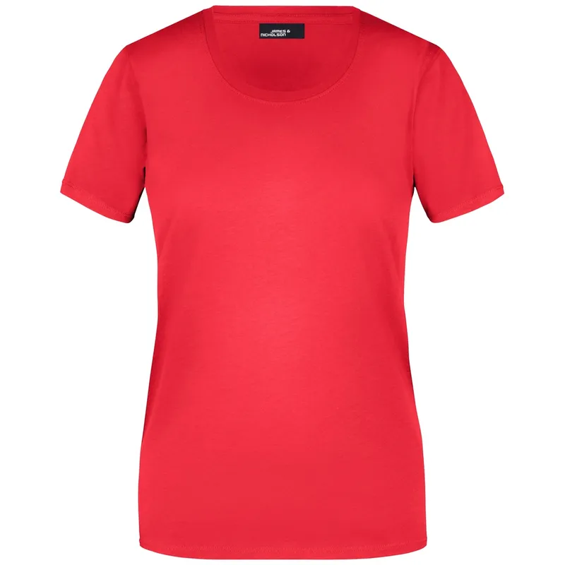 James & Nicholson James & Nicholson Basic T-Shirt Damen JN901 Gr. S tomato – Produktbild 1 von 1