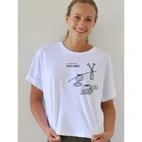 Kultgut Kultgut Artdesign Biofair - Oversize Shirt /Coffee & Books – Produktbild 1 von 1