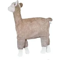 Pat und Patty Pat und Patty Kuschelkissen "Alpaka", 100% Baumwolle-kba, Beige, – Produktbild 1 von 3